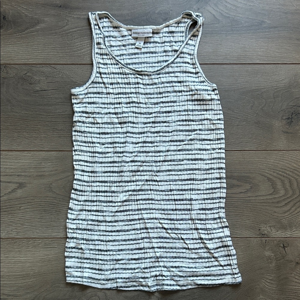 Liz Lange Striped Maternity Tank Top XS X-Small